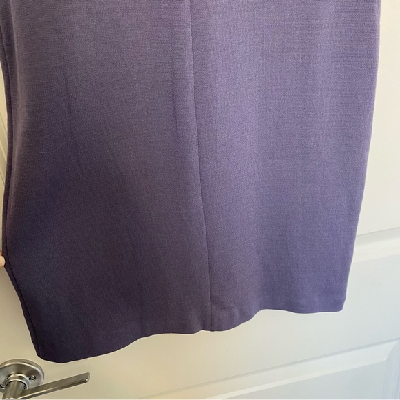 St. John Milano Knit  Quarter Sleeve Sweater Dress Wool Blend - Picture 5 of 9